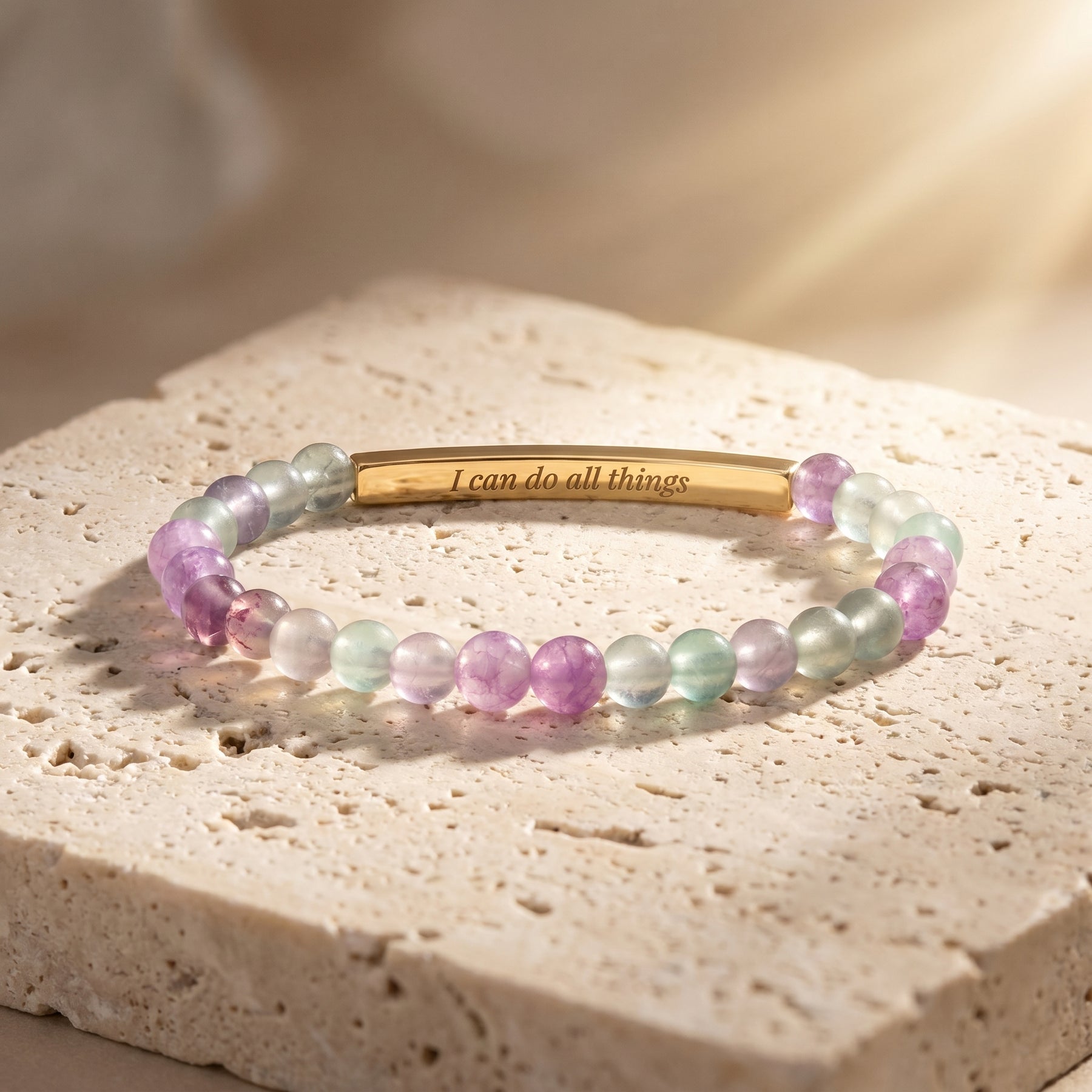 Geheimnachrichten-Stein Bracelets