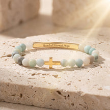 Armband „Vessel of Purpose Secret Message Blues“