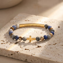 Armband „Vessel of Purpose Secret Message Blues“