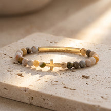 Armband „Vessel of Purpose Secret Message Blues“