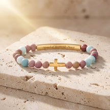 Armband „Vessel of Purpose Secret Message Blues“