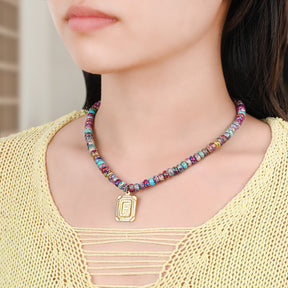 Lebendige Edelstein Anfangsblasen-Halskette