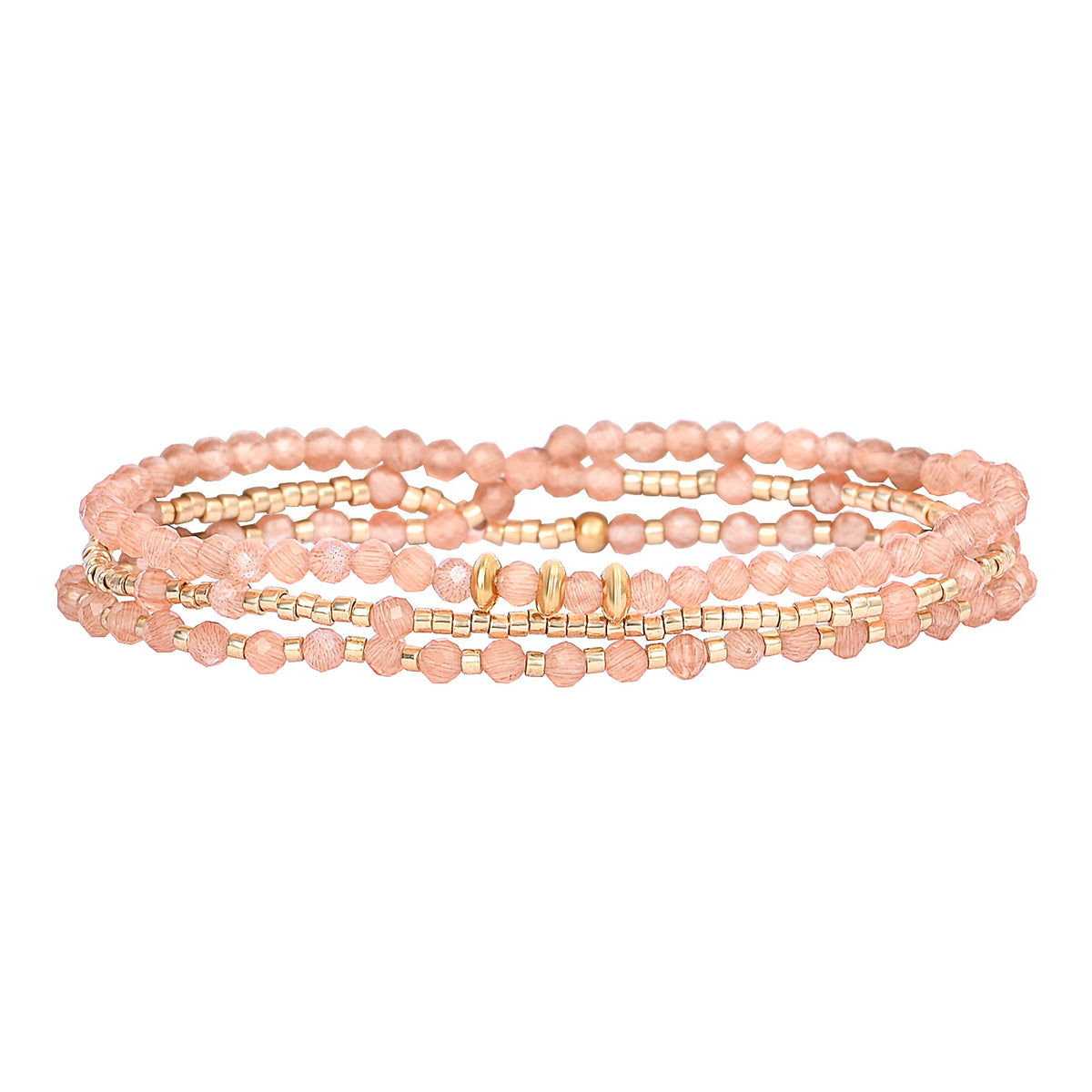 Sunset Blush Multi-Style Armband/Halskette