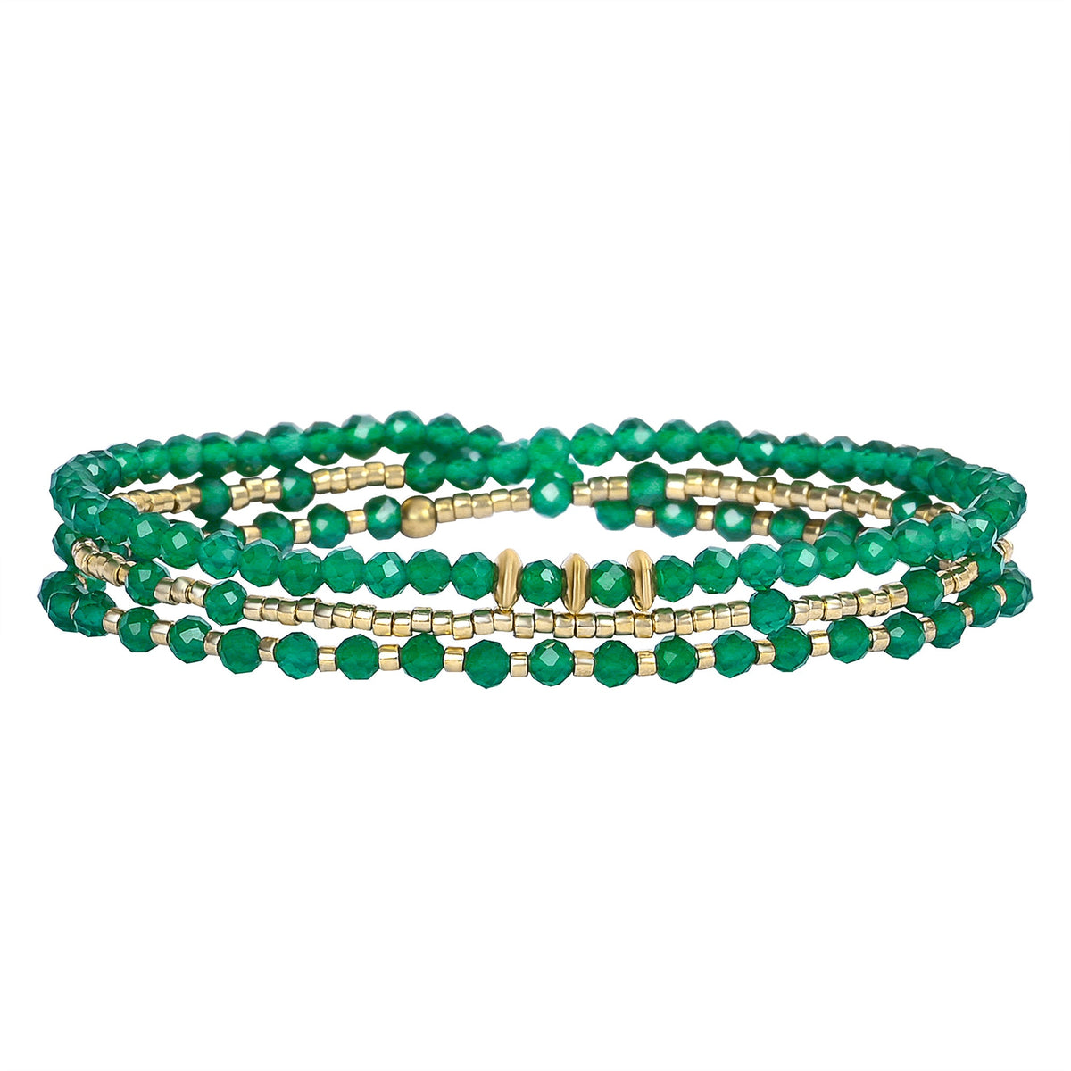 Jade Radiance Multi-Style Armband/Halskette