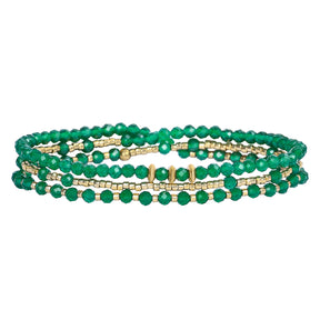 Jade Radiance Multi-Style Armband/Halskette
