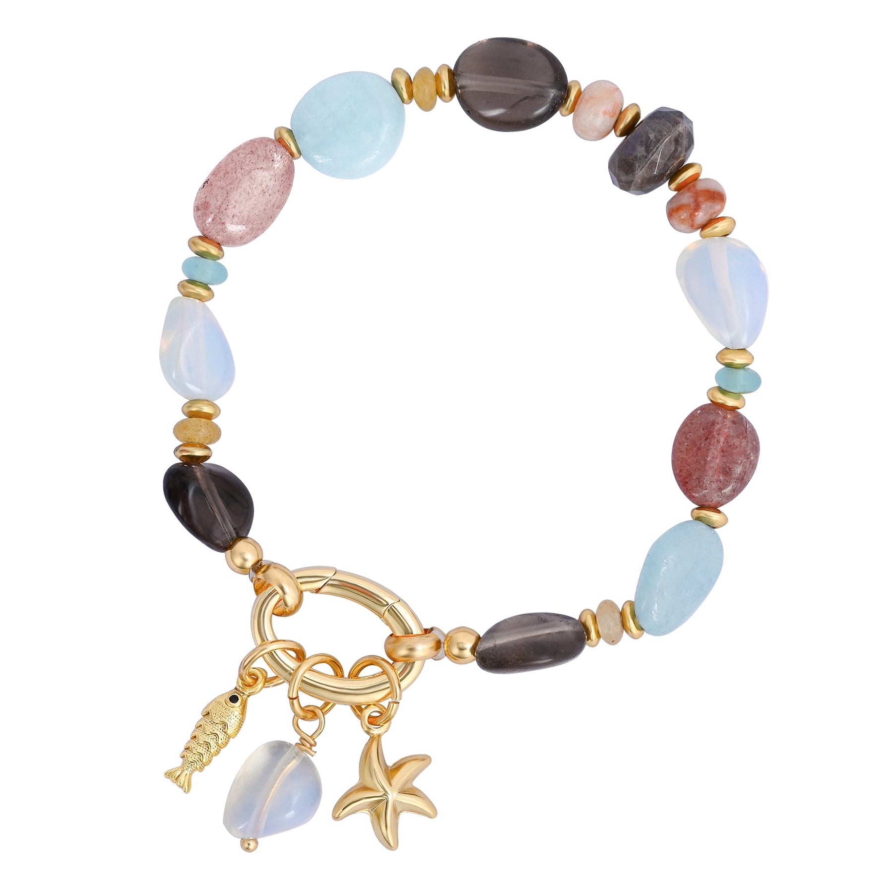 Aqua Dream Charm Armband