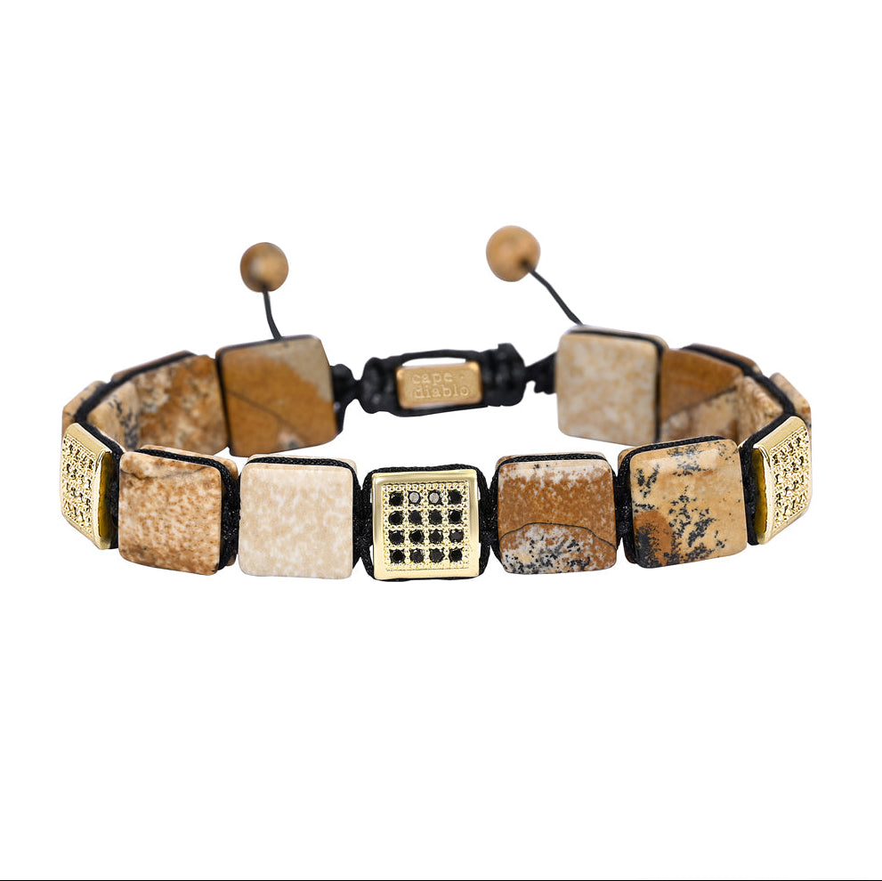 Herren Picture Stone Armband