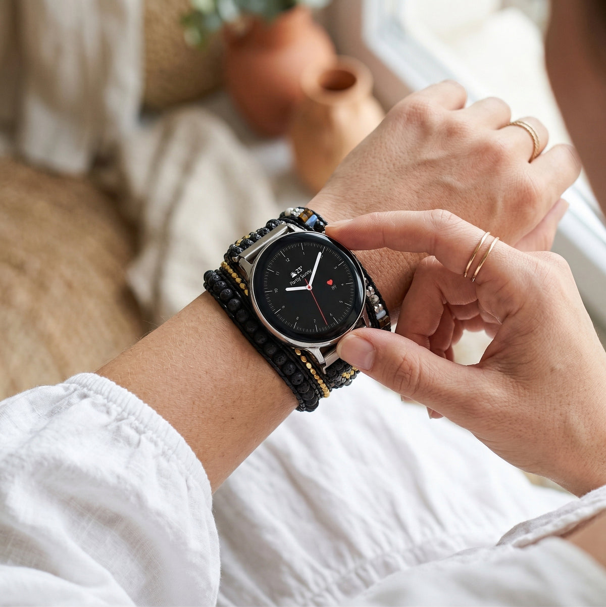 Dunkles Nacht Samsung Galaxy Watch Armband