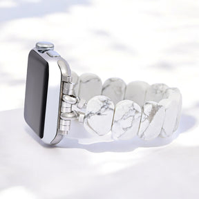 Wunderliches Howlith Stretch-Armband Apple Watch