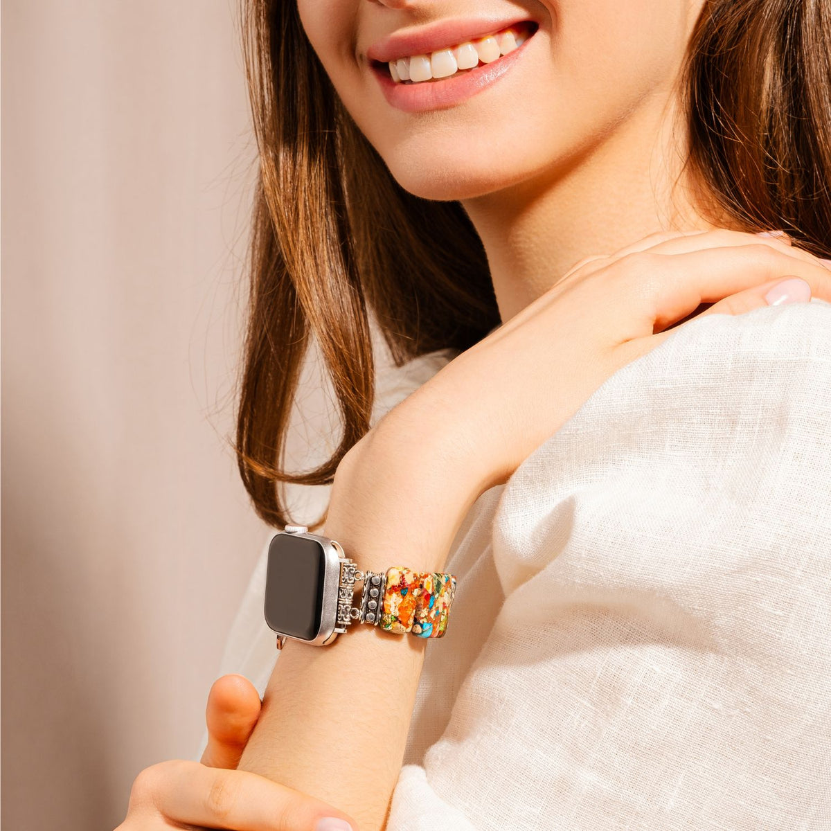 Chic Flower Stretch Apple Watch Armband