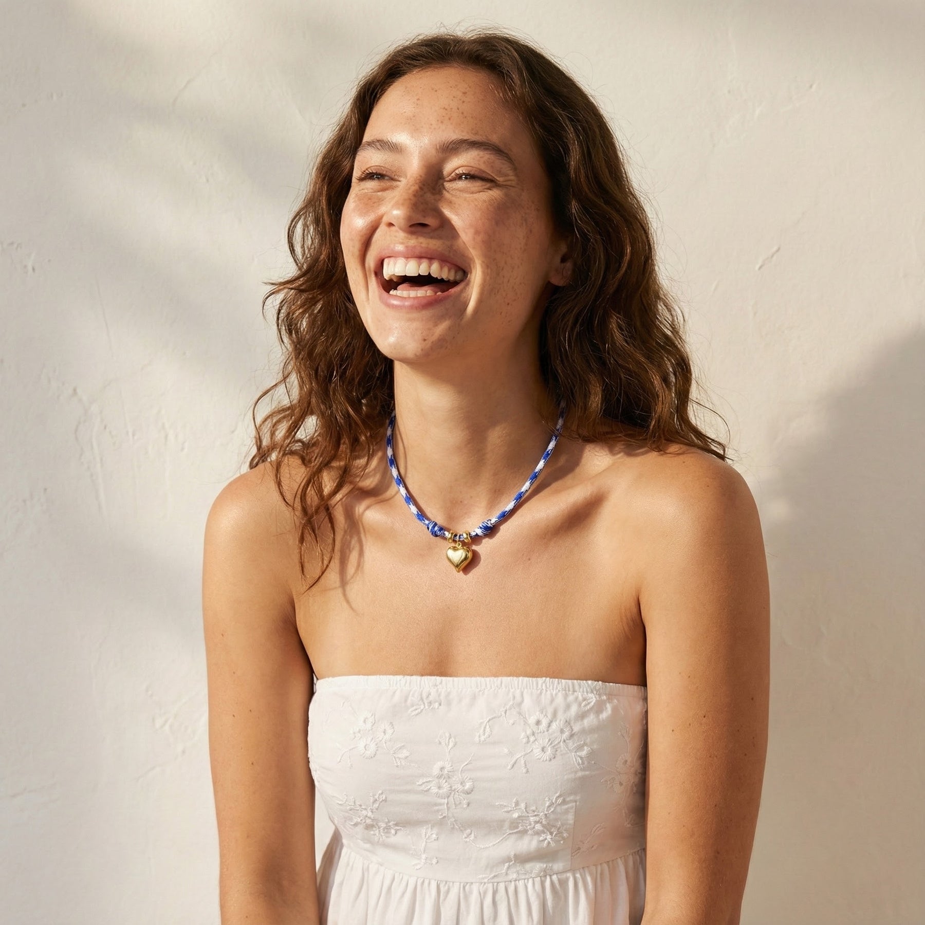 Ozean Herz Halskette