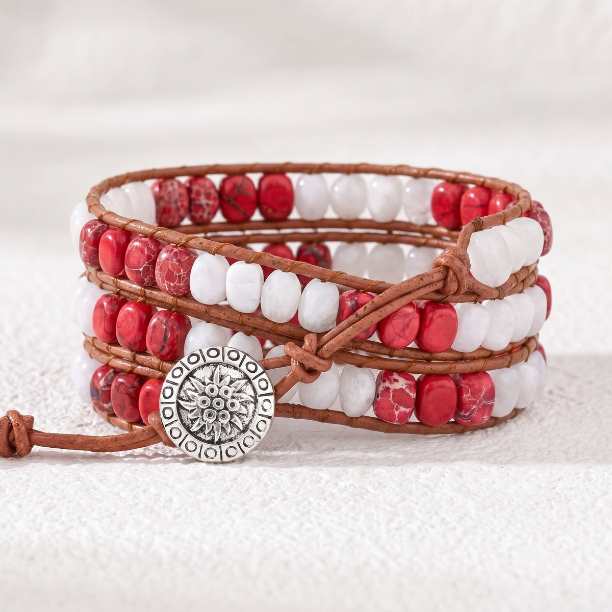 Kanadisches Ahornholz Perlenarmband