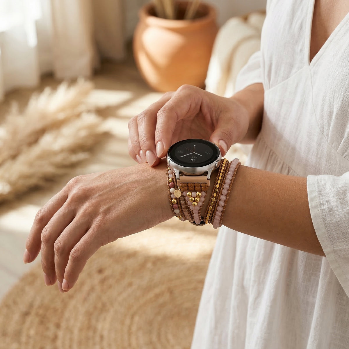 Golden Rose Quarz Samsung Galaxy Watch Armband