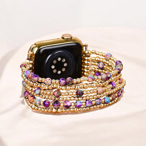 Intensives Jasper Glimmer Stretch Apple Watch Armband