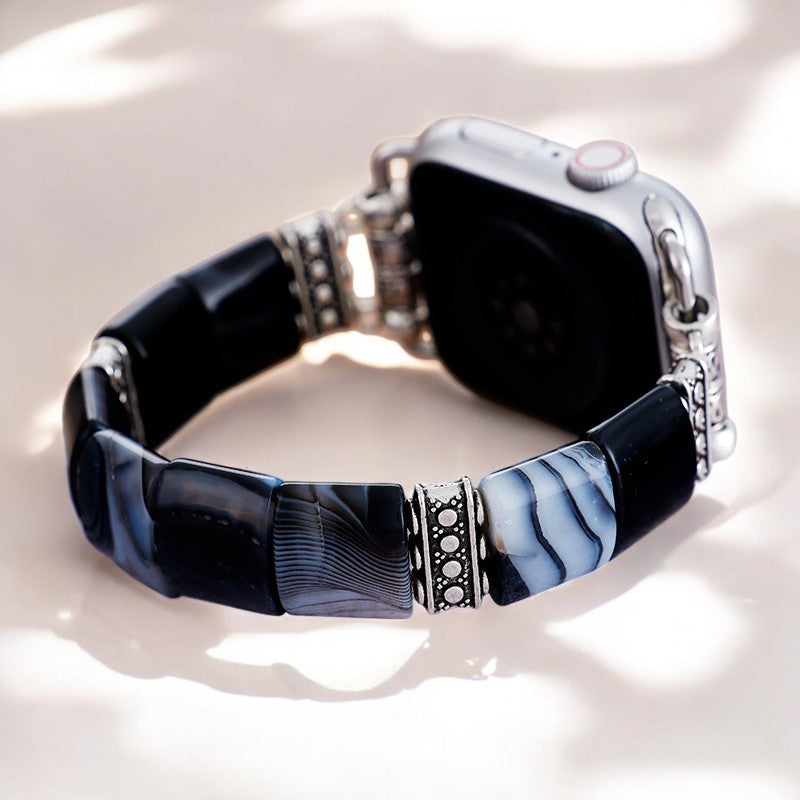 Bohemian Noir Stretch Apple Watch Armband