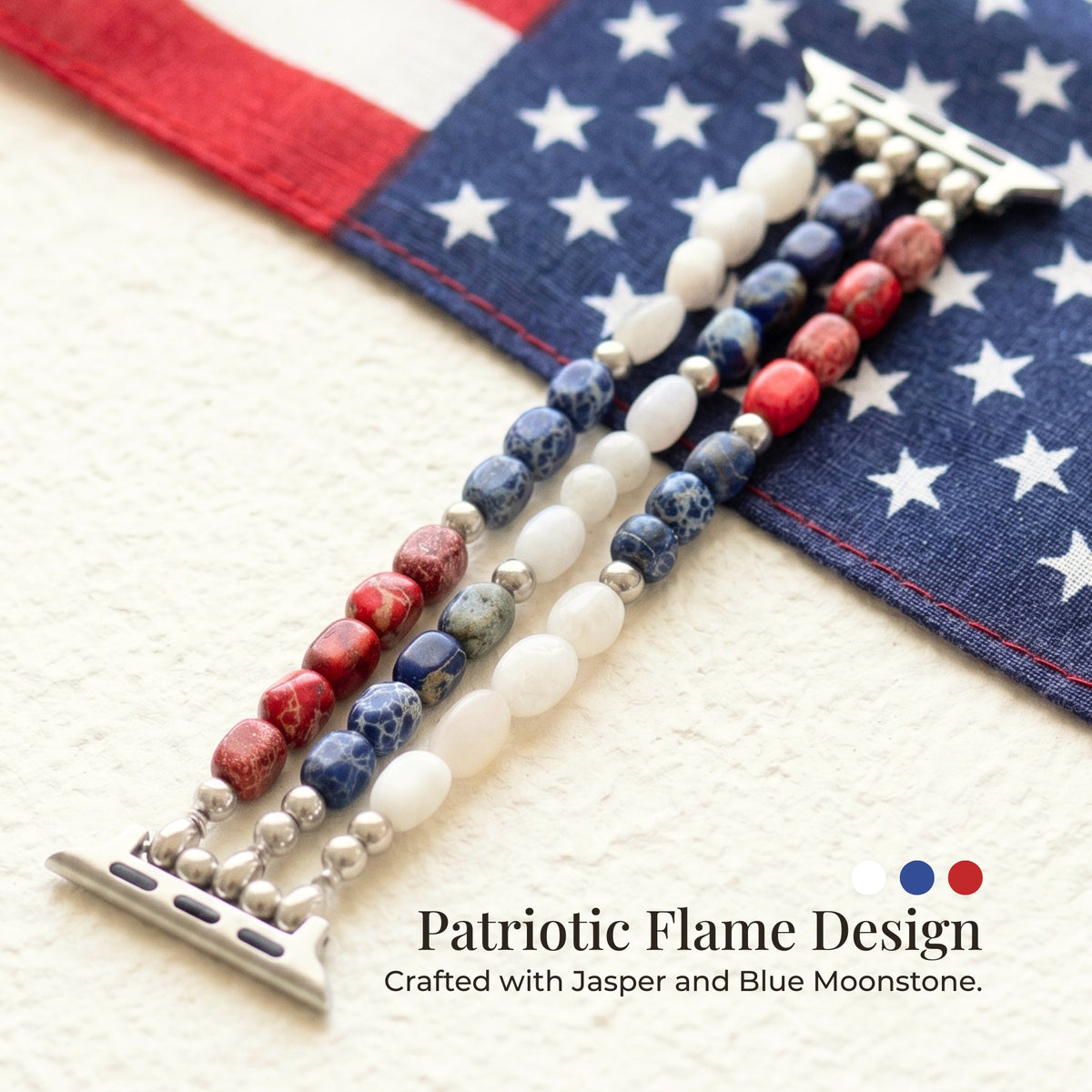 Independence Flame Stretch Apple Watch Armband