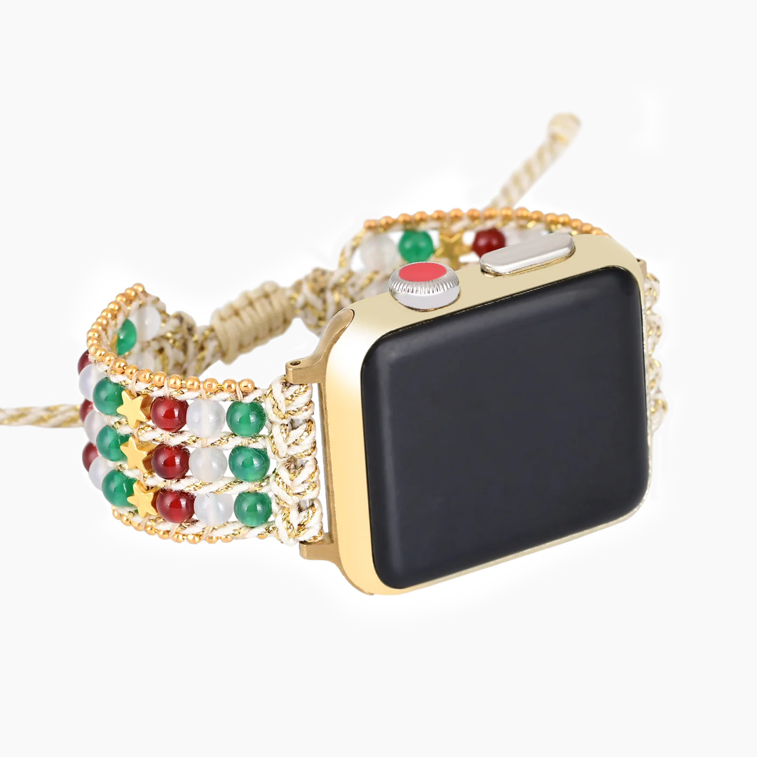 Weihnachtssternenstaub-Armband Apple Watch