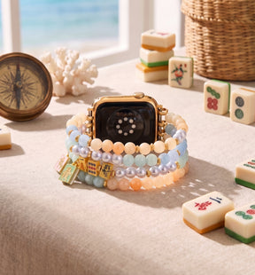 Glücks-Mahjong-Armband für die Apple Watch