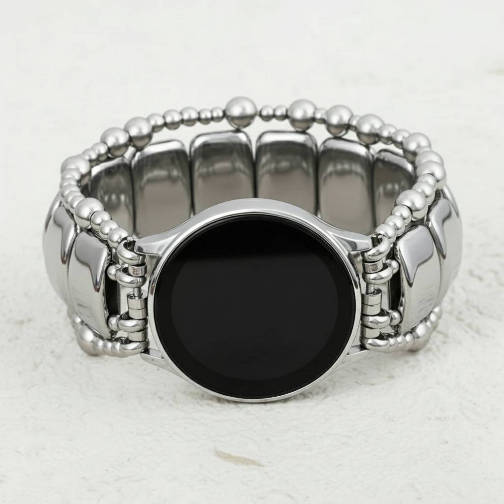 Platinum Noir Stretch Samsung Galaxy Uhrenarmband