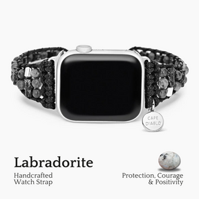 Aktives Apple-Uhrenarmband aus Labradorit für Herren