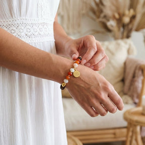 Herbst Jade Glanz Armband