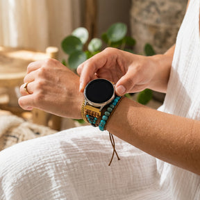 Türkis beruhigendes Energie Samsung Galaxy Watch Armband