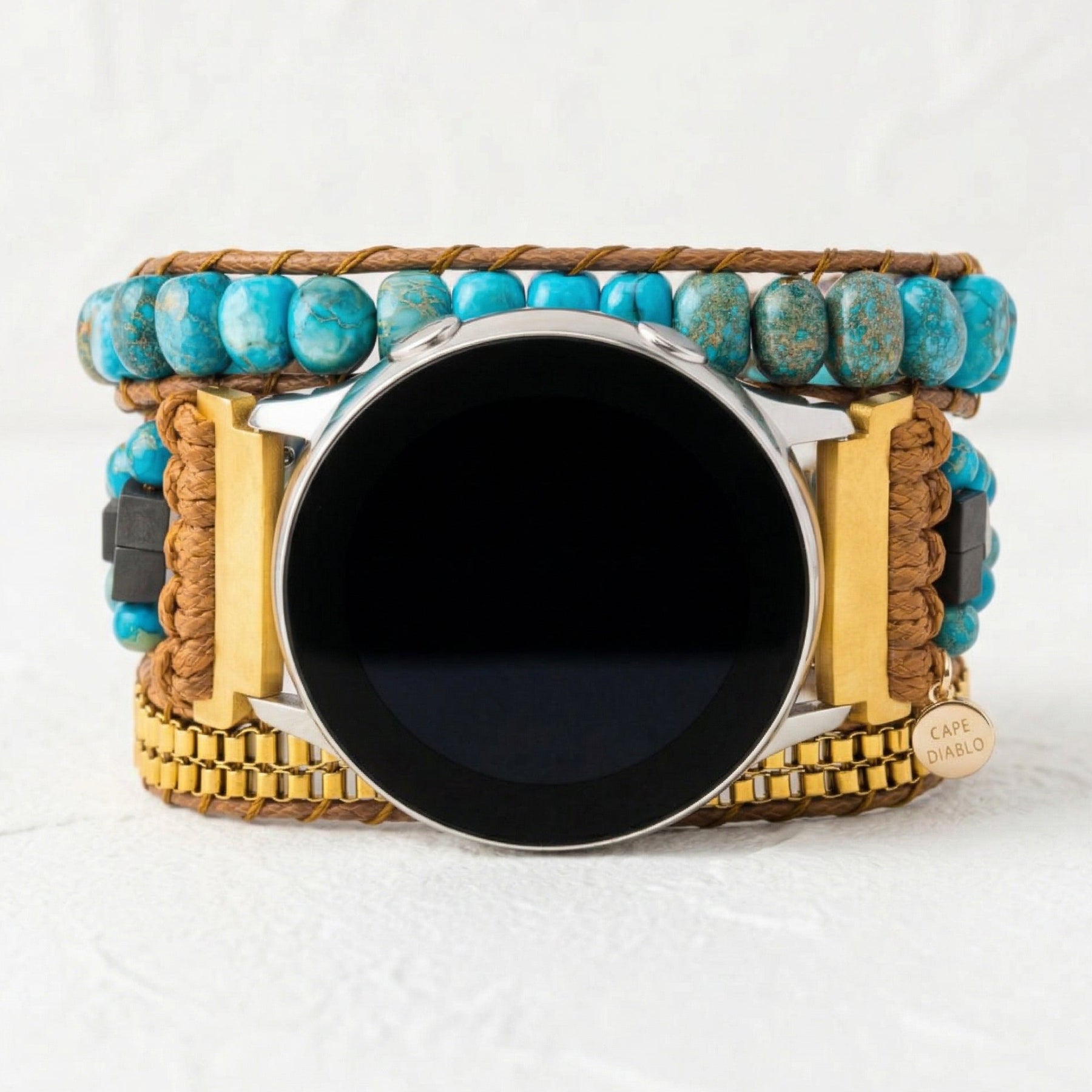 Türkis beruhigendes Energie Samsung Galaxy Watch Armband