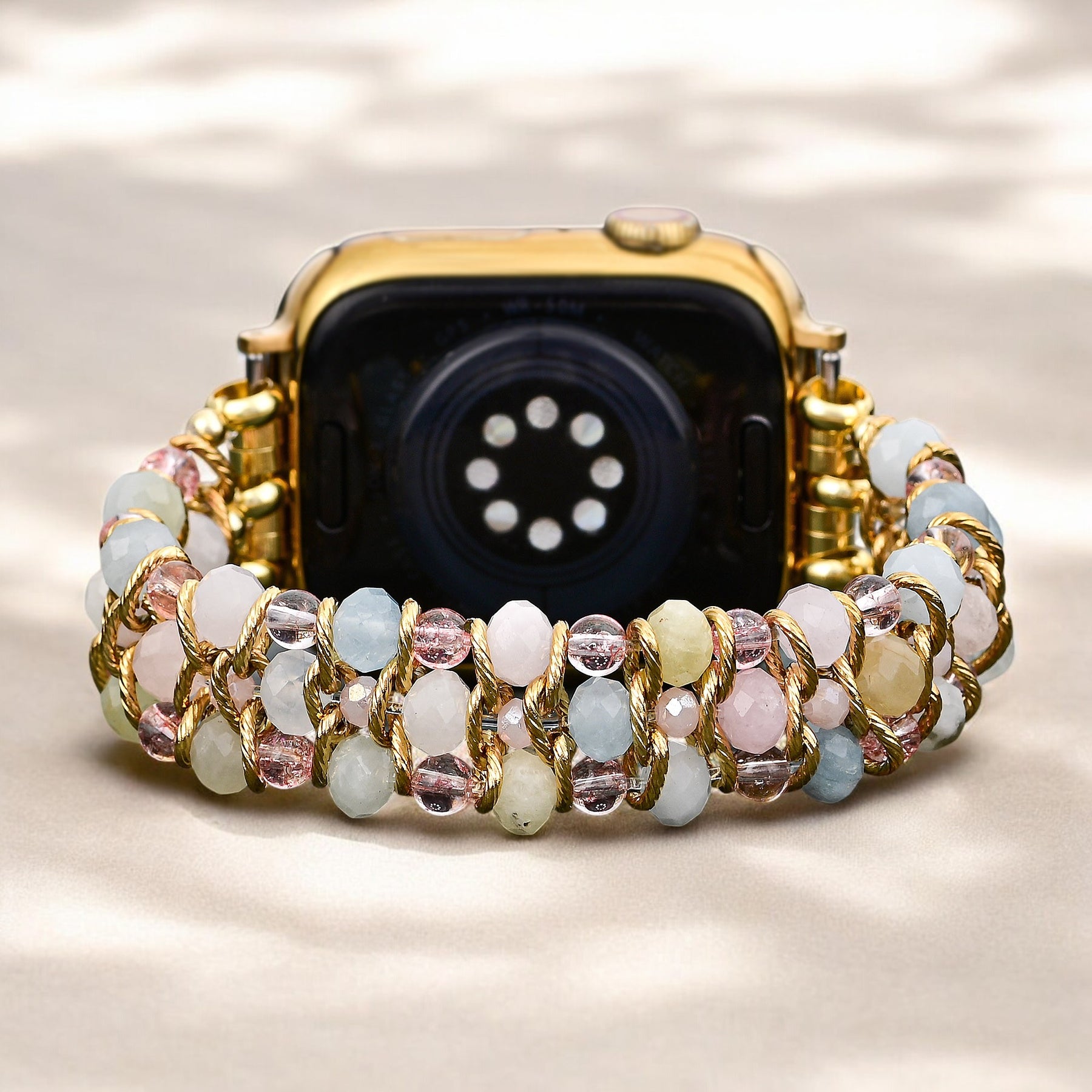 Golden Dawn Geflochtenes Stretch Apple Watch Armband
