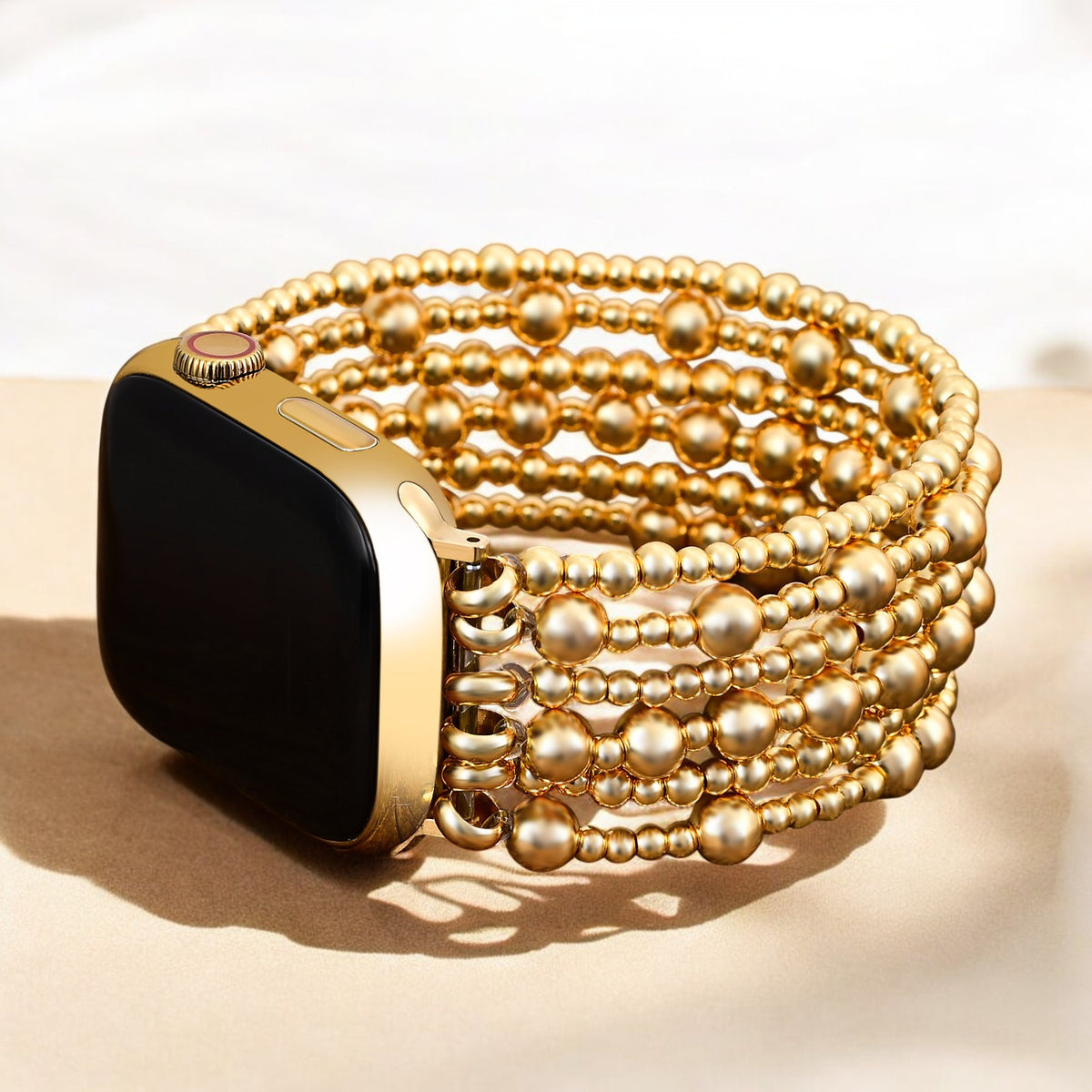 Golden Demure Stretch Apple Watch Armband