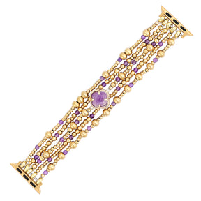 Imperial Amethyst Schutz Stretch Apple Watch Armband