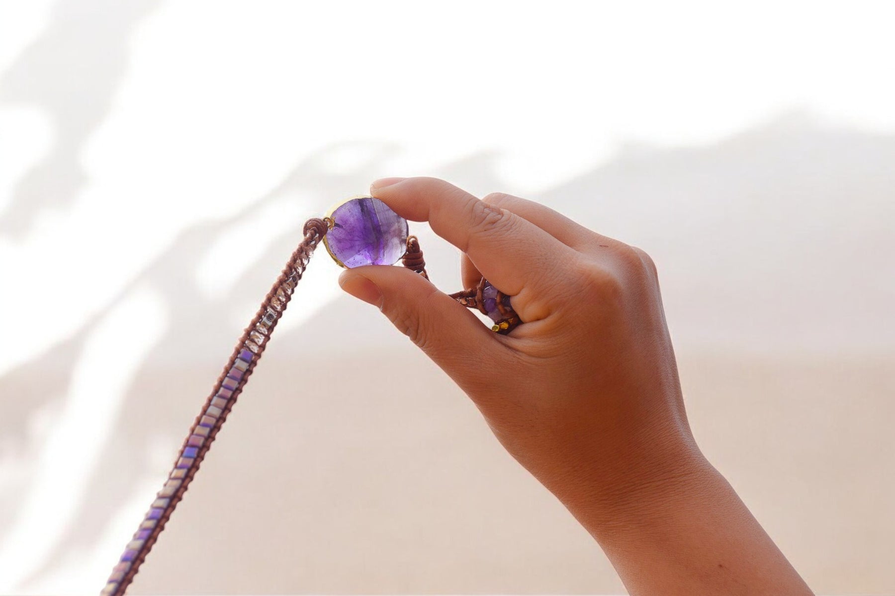 Amethyst Imperial Wickelarmband