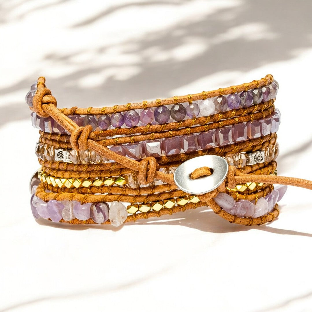 Amethyst Imperial Wickelarmband