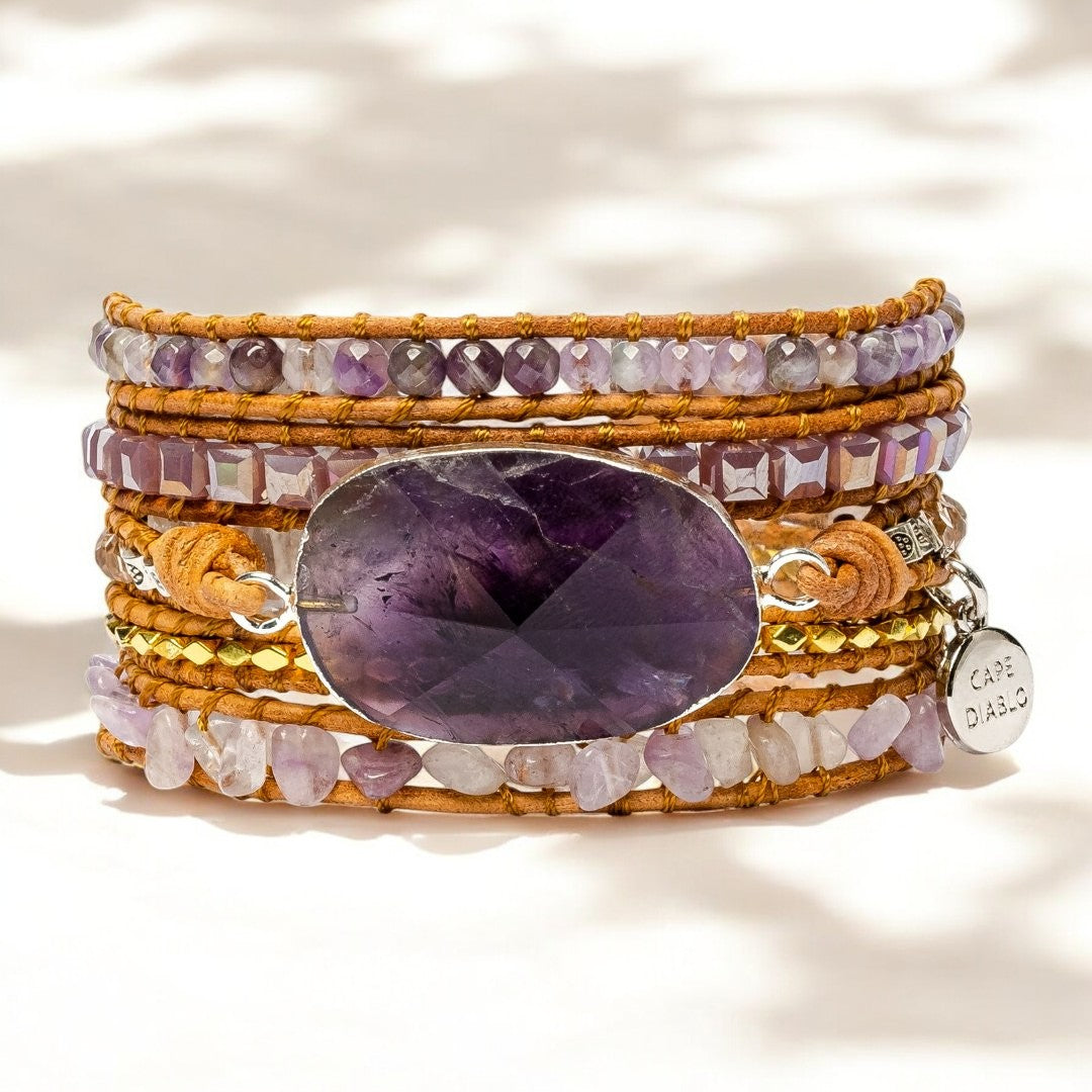 Amethyst Imperial Wickelarmband