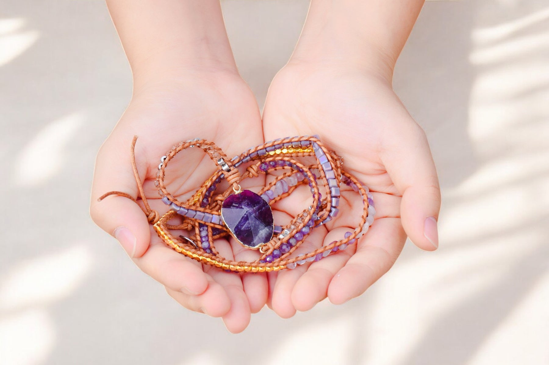 Amethyst Imperial Wickelarmband