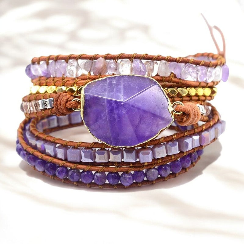 Amethyst Imperial Wickelarmband