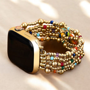 Golden Essence Heart Stretch Apple Watch Armband