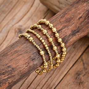 Goldenes Demure-Armbandset