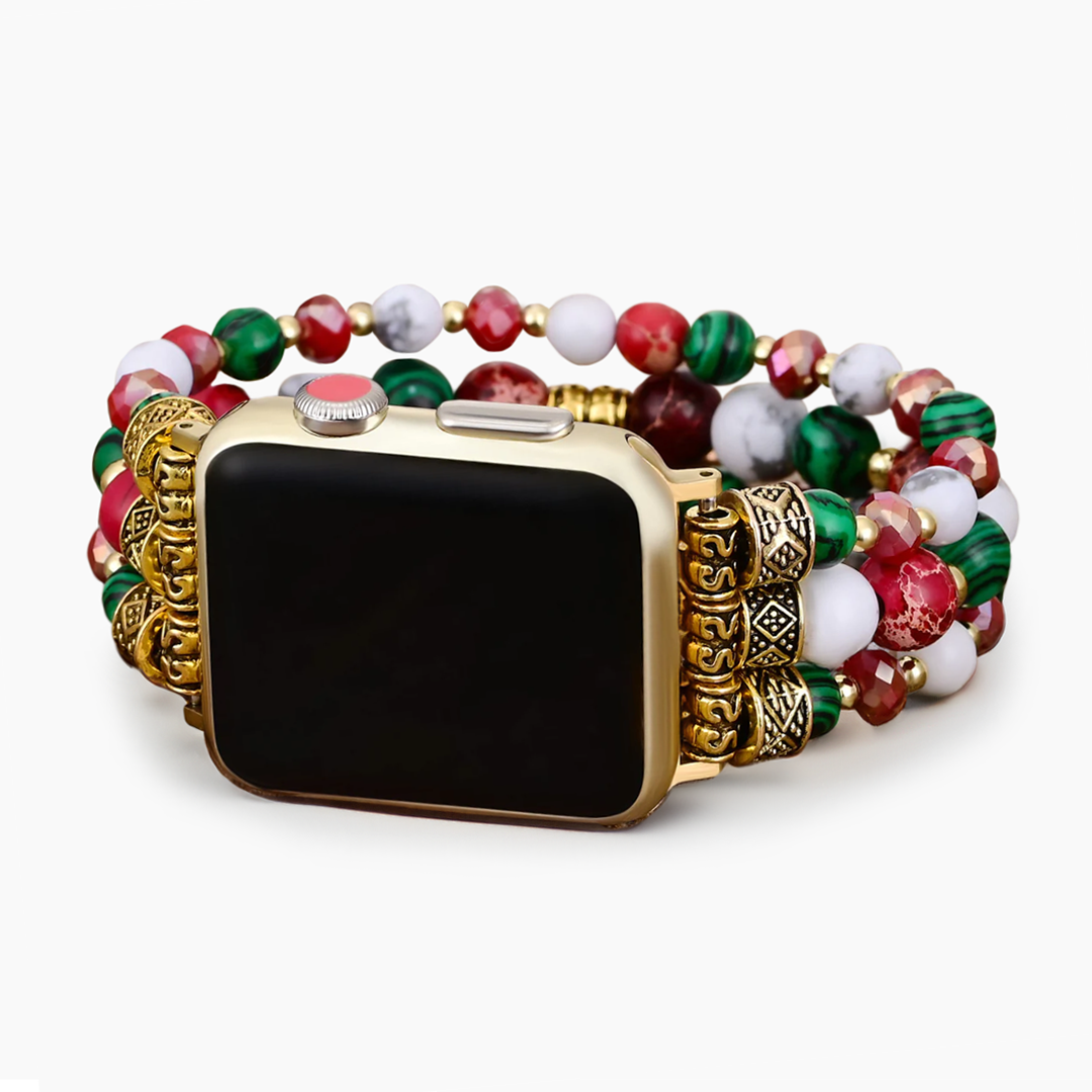 Fröhlicher Claus Stretch Apple Watch Armband