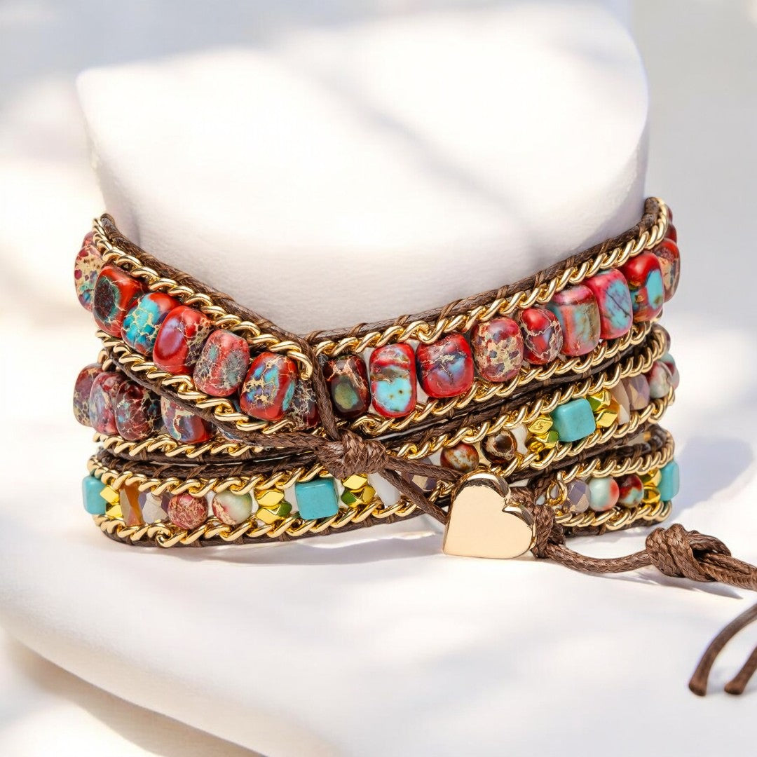 Kirsche Kaiser Jasper Apple Watch Armband
