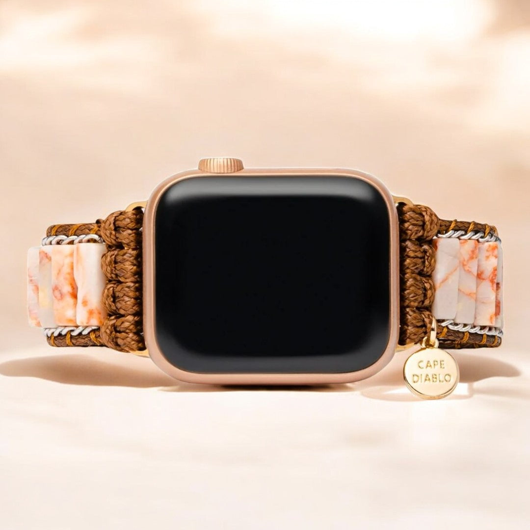 Zartes Imperial-Jaspis Apple Watch Armband