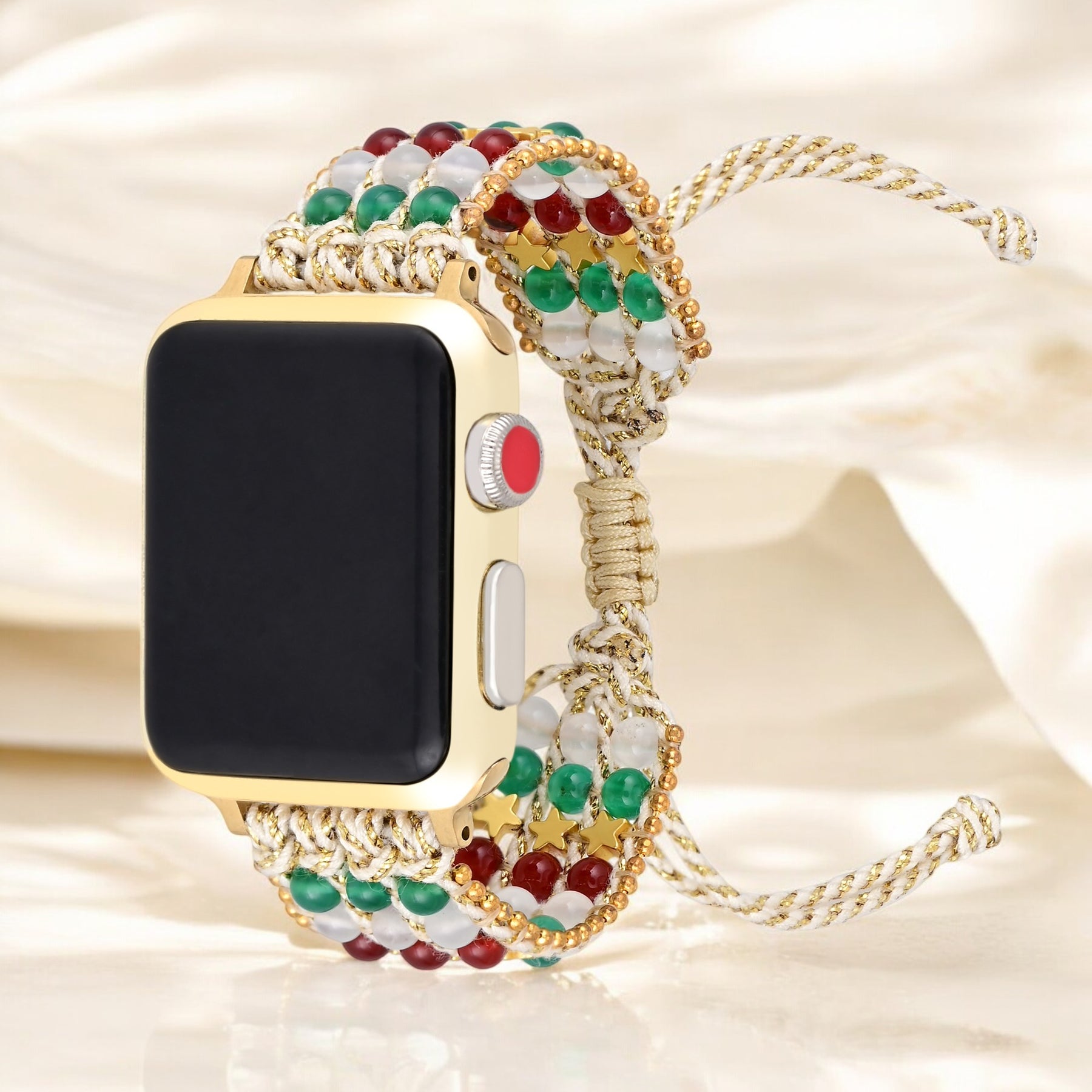 Weihnachts-Sternenstaub Apple Watch Armband