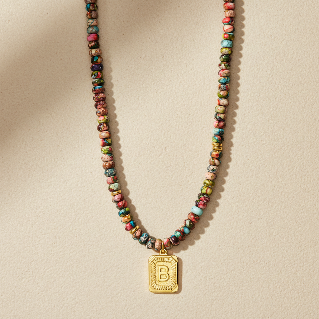 Lebendige Edelstein Anfangsblasen-Halskette