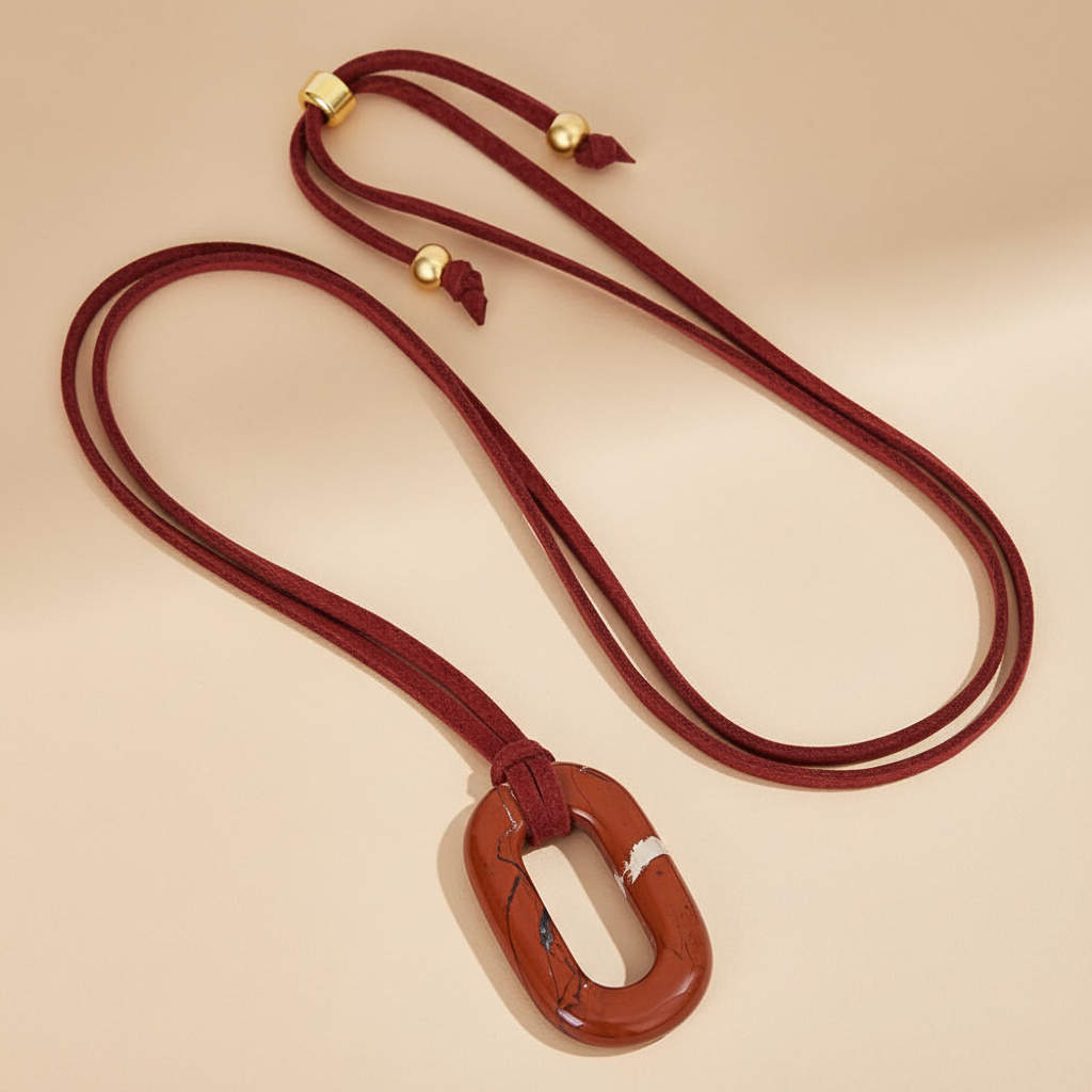 Wildleder Redstone Gelassenheit Halskette