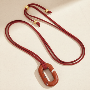 Wildleder Redstone Gelassenheit Halskette