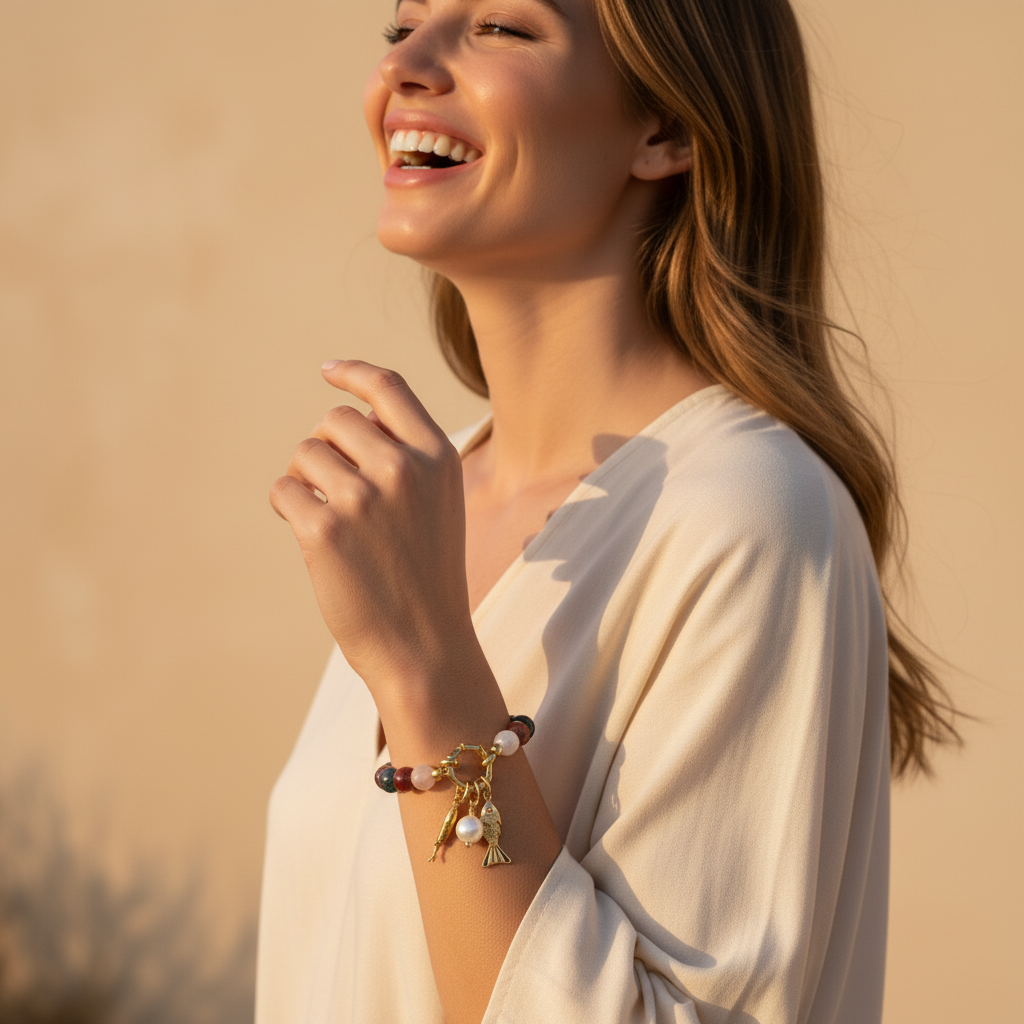 Lapis Reise Charme Armband