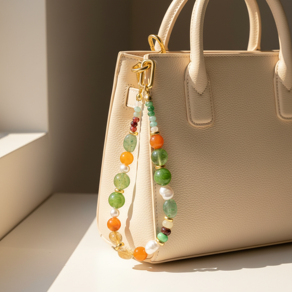 Malaysischer Jade Harmonie Taschenanhänger