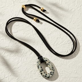 Wildleder Türkis Gelassenheit Halskette