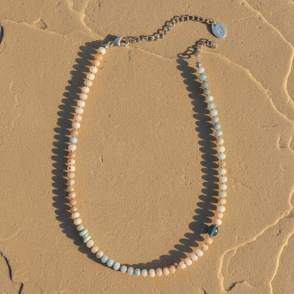 Korallen-Sonnenuntergang Halskette