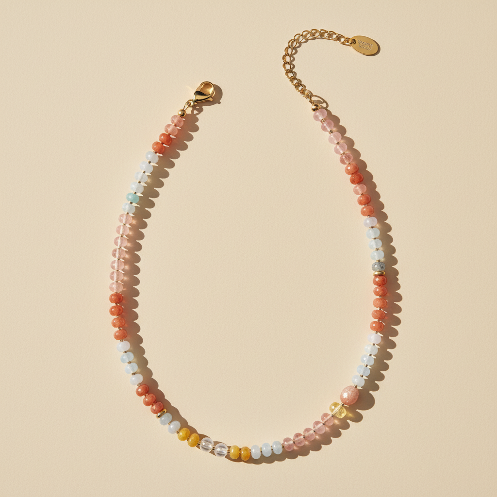 Halskette Golden Ember