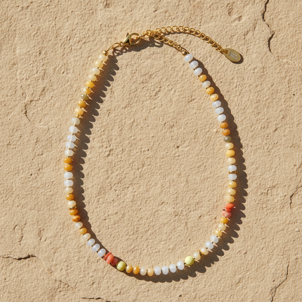 Honigglanz Halskette